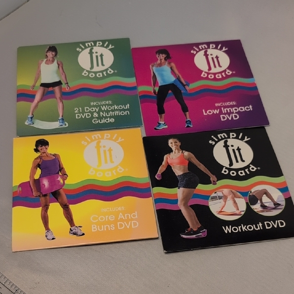 Simply Fit Board Workout DVD Set - Picture 1 of 6